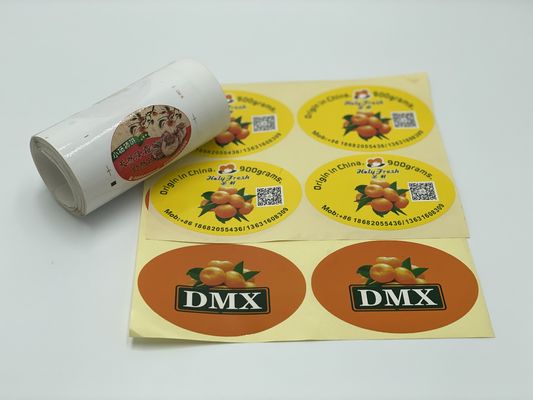 Impresión flexográfica de etiquetas de embalaje Impresión de etiquetas adhesivas con logotipo CMYK