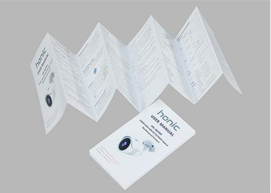 folleto de instrucciones 4C que imprime el servicio de impresión del libro de tapa dura 300gsm
