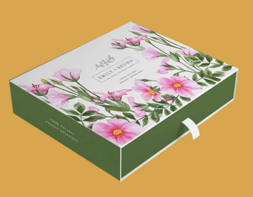 Caja de regalo de papel de cartón de 157 g/m² Caja de papel de arte Impresión personalizada Litho