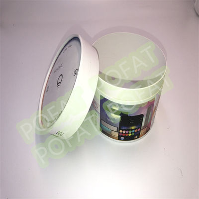 6C Eco Friendly Paper Tube Packaging Cardboard Canisters With Lids