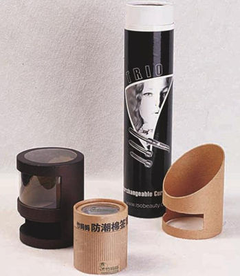 Embalaje de tubo de cartón mate de 38 mm y 48 mm Embalaje de tubo de cartón impreso