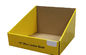 Amarillo de papel revestido de arcilla de las cajas de presentación impresas aduana de Litho CMYK
