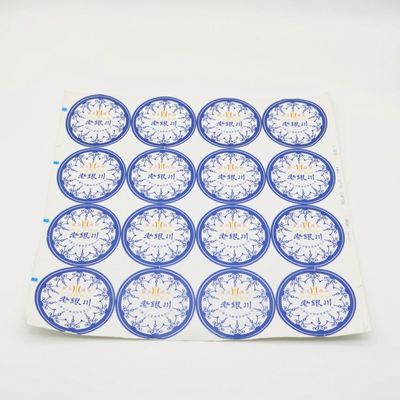 Vinilo que imprime las etiquetas autoadhesivas desprendibles/adhesivo permanente modificado para requisitos particulares